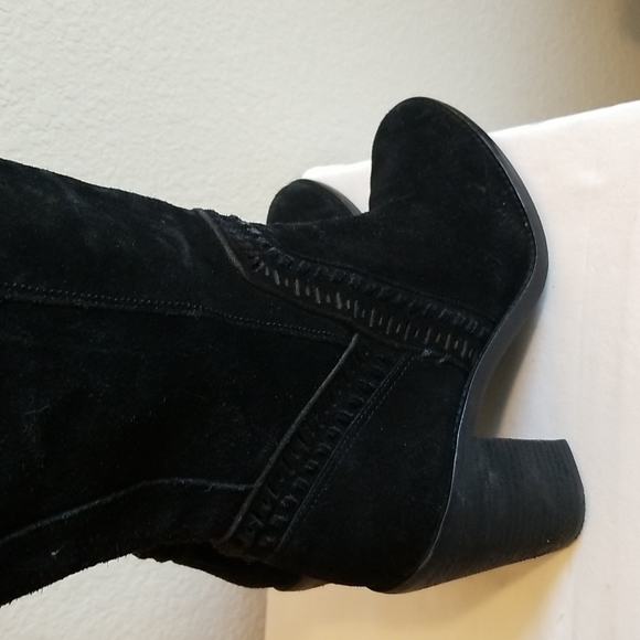 Vince Camuto Madolee Black Suede Over the Knee Boots 10M - Picture 11 of 16